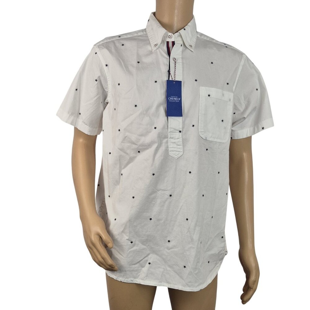 Daniel Cremieux Men's Shirt Size L White Stars United Collection Button Up (57) - Picture 2 of 11